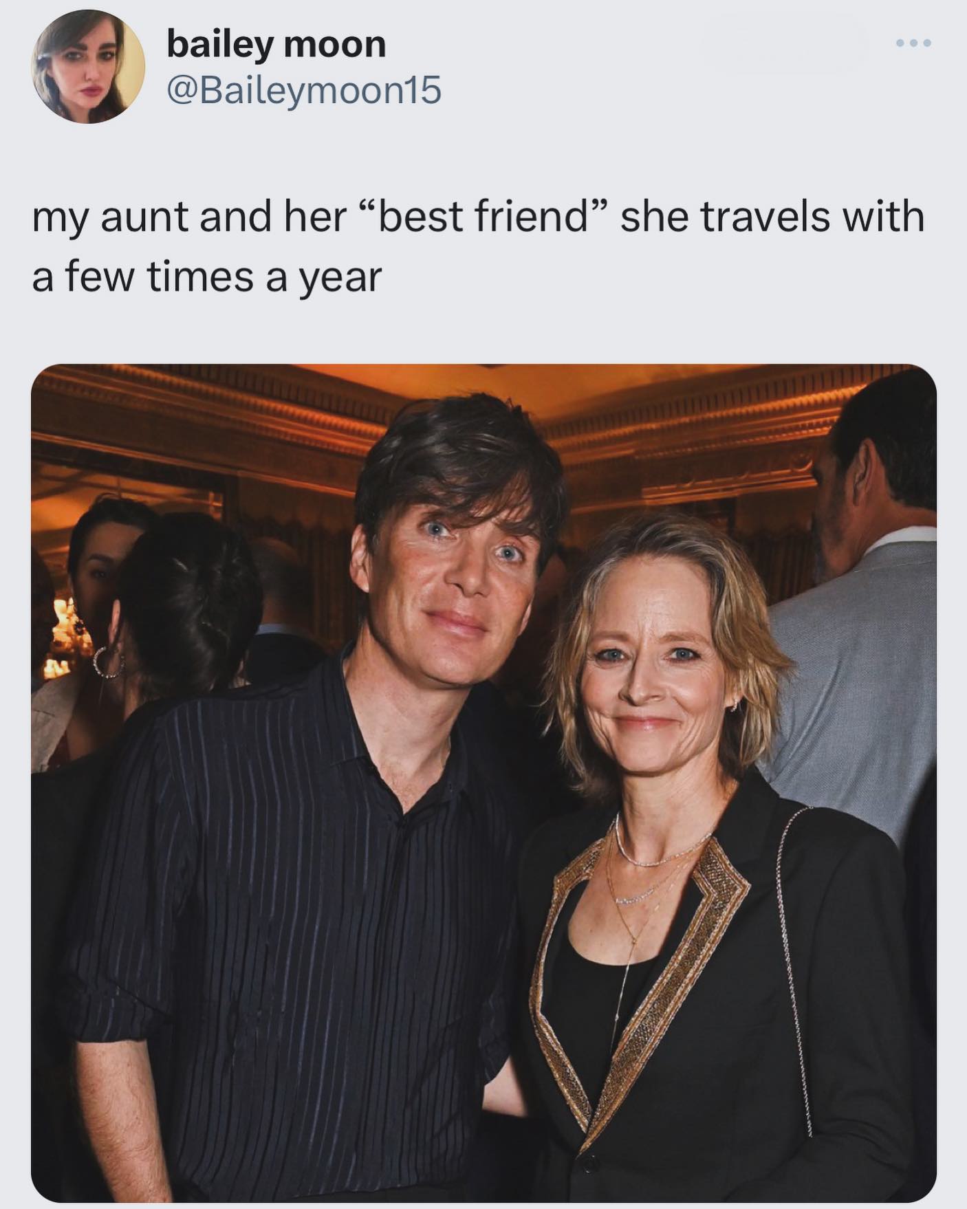 my aunt and her "best friend" she travels with a few times a year