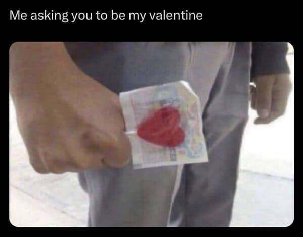Valentine Memes Me asking you to be my valentine