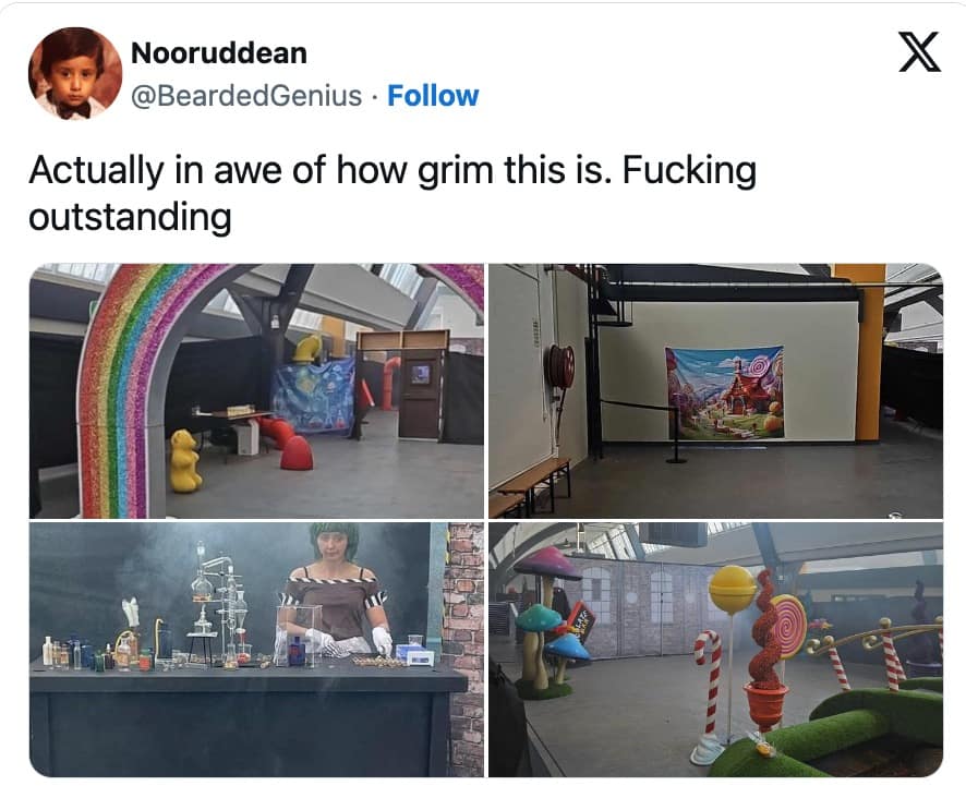 Glasgow Willy Wonka Experience, Willy Wonka Experience Memes, Willy Wonka Experience, Glasgow Willy Wonka Experience memes