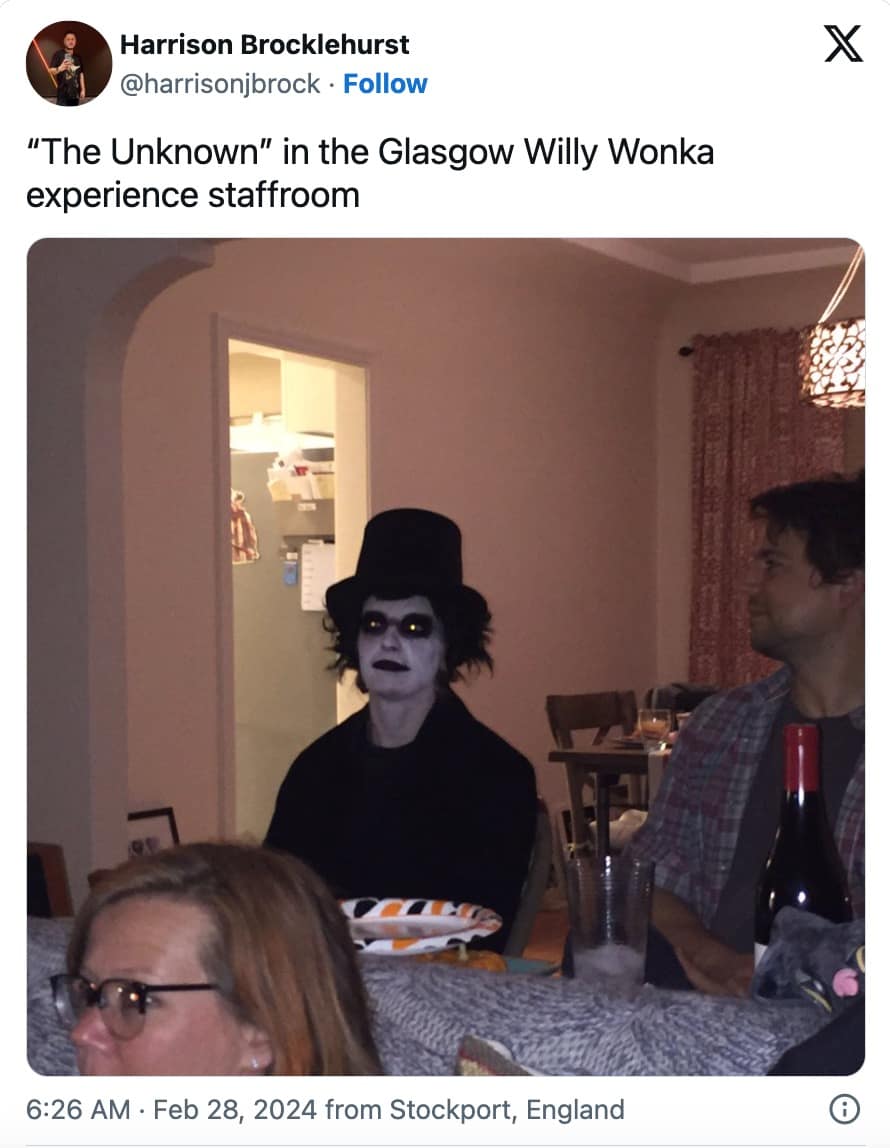 Glasgow Willy Wonka Experience, Willy Wonka Experience Memes, Willy Wonka Experience, Glasgow Willy Wonka Experience memes