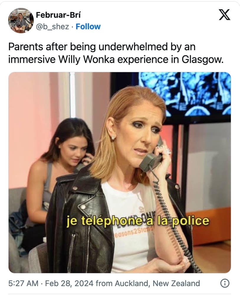 Glasgow Willy Wonka Experience, Willy Wonka Experience Memes, Willy Wonka Experience, Glasgow Willy Wonka Experience memes