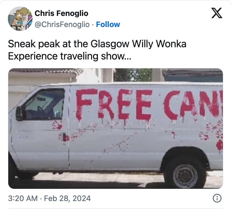 Glasgow Willy Wonka Experience, Willy Wonka Experience Memes, Willy Wonka Experience, Glasgow Willy Wonka Experience memes