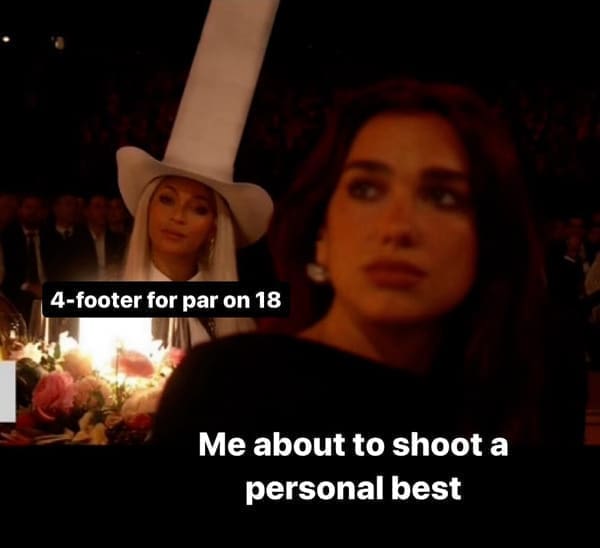 Golf Memes 4-footer for par on 18 Me about to shoot a personal best