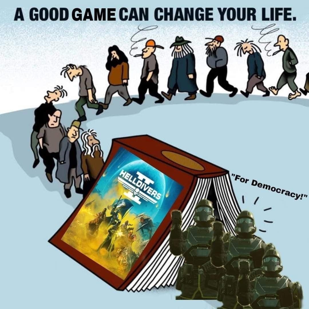 Helldivers 2 memes, helldivers 2, video game humor, gaming memes, intergalactic warfare jokes, gaming laughs, multiplayer mayhem, digital hijinks