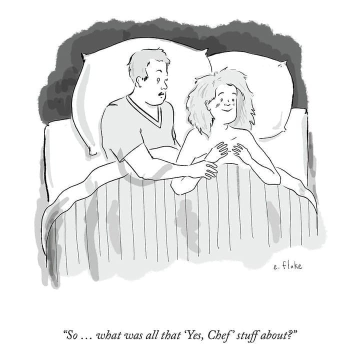 "So... what was all that 'Yes, Chef" stuff about?"