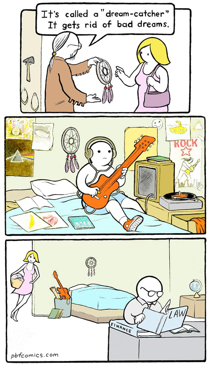 pbfcomics, dark humor comics