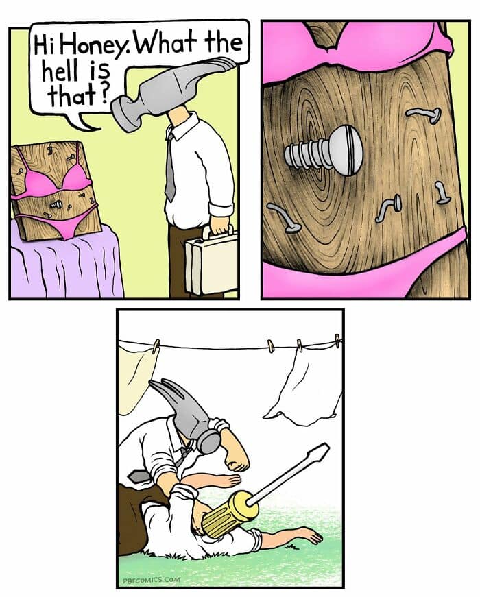 pbfcomics, dark humor comics