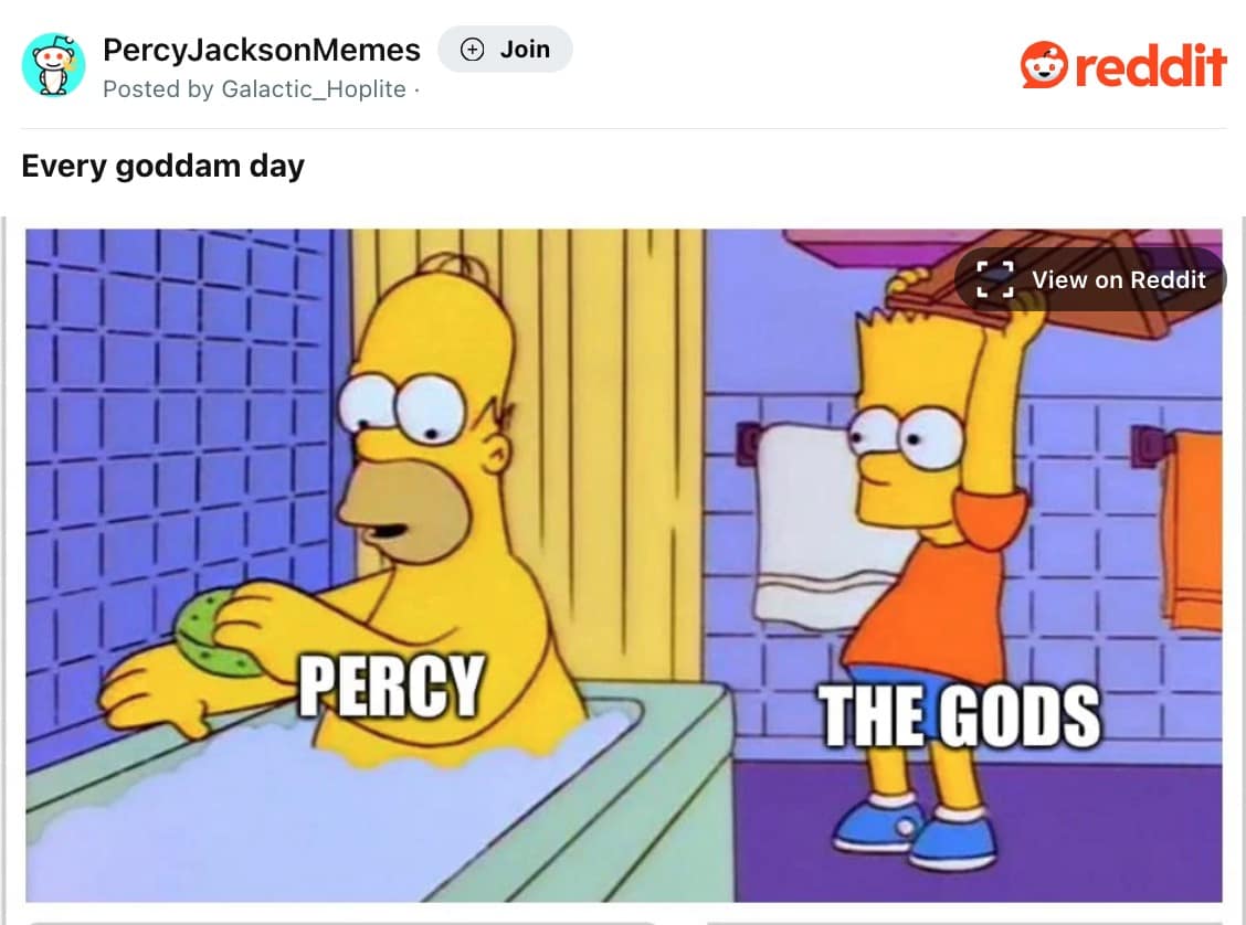 percy jackson and the olympians, percy jackson memes, percy jackson luke