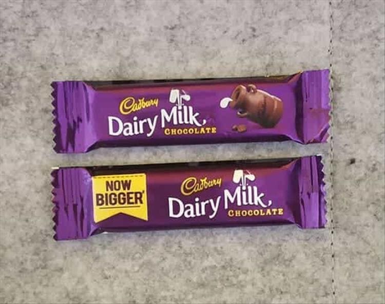 deceptive packaging dairy milk