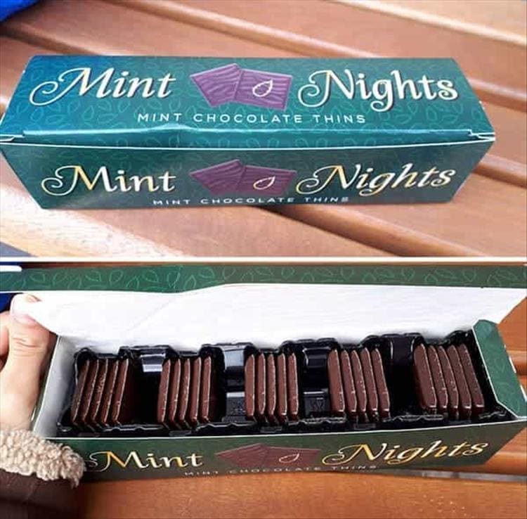 deceptive packaging after eight mints