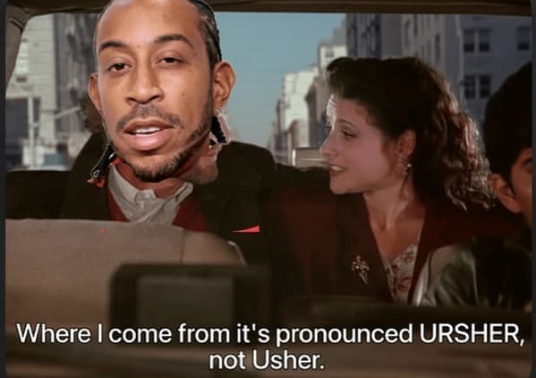 Seinfeld Memes Where I come from it's pronounced URSHER, not Usher.