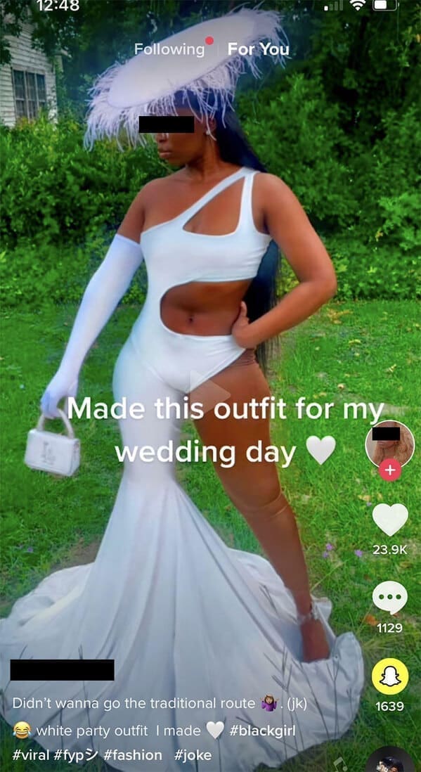 Made this outfit for my wedding day