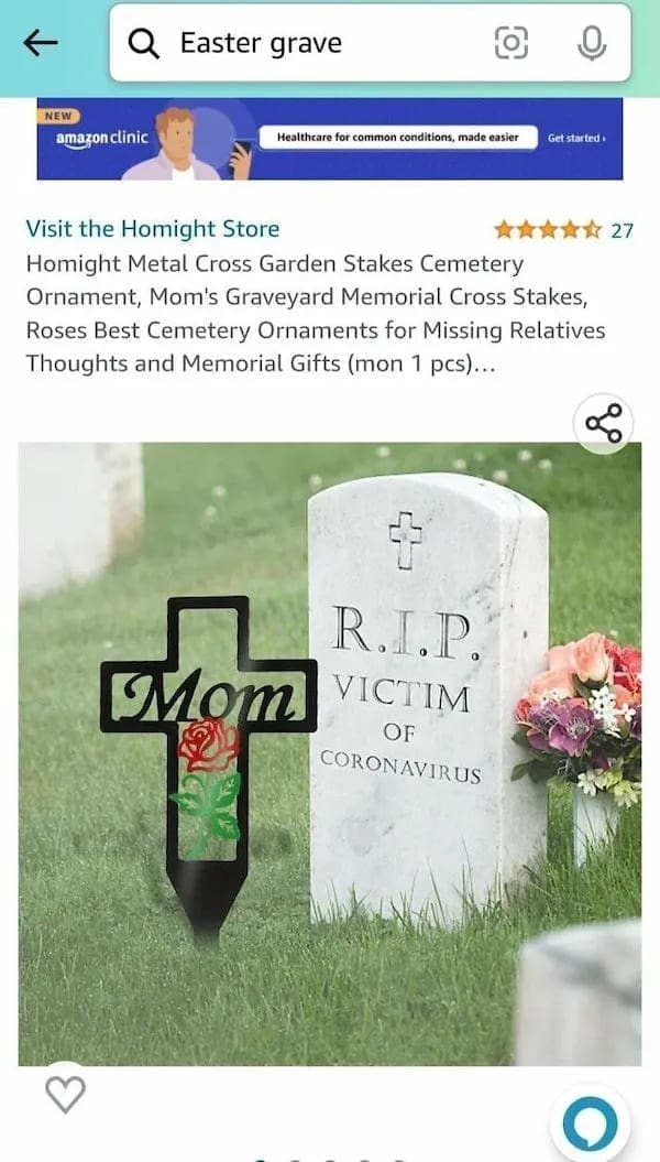 Weird Amazon Products Homight Metal Cross Garden Stakes