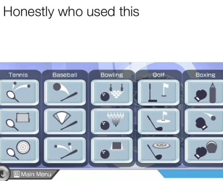 wii sports memes, nintendo memes, wii memes, gaming humor, nostalgic memes, childhood laughter, video game jokes, virtual athletics