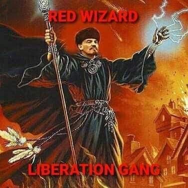 Wizard Memes RED WIZARD LIBERATION GANGIE