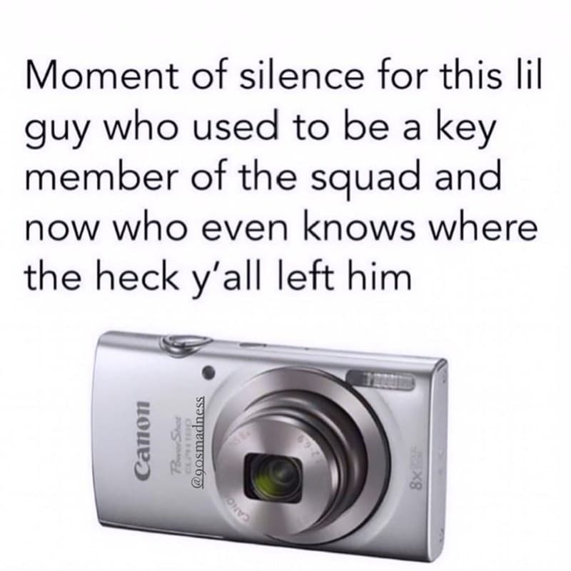 Moment of silence for this lil guy who used to be a key member of the squad and now who even knows where the heck y'all left him