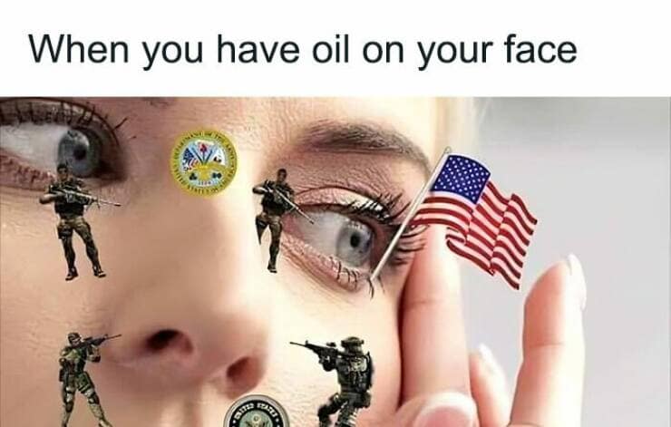When you have oil on your face