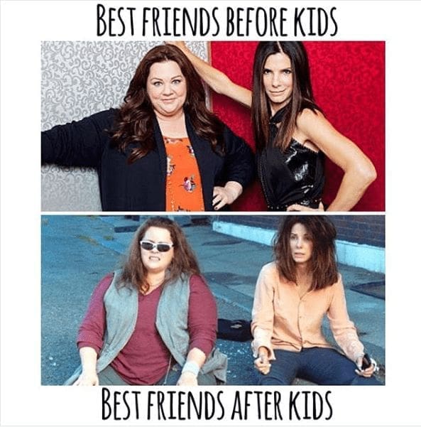 BEST FRIENDS BEFORE KIDS BEST FRIENDS AFTER KIDS