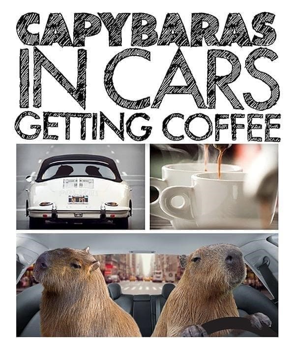 capybara memes, capybara jokes, absurd comedy, oversized rodent humor, comical wildlife memes