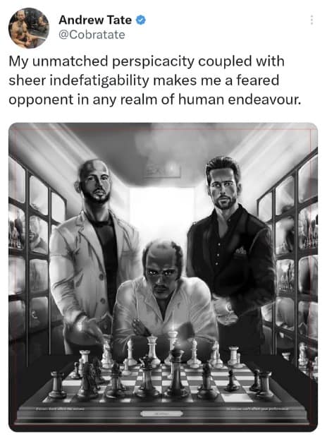 My unmatched perspicacity coupled with sheer indefatigability makes me a feared opponent in any realm of human endeavour.