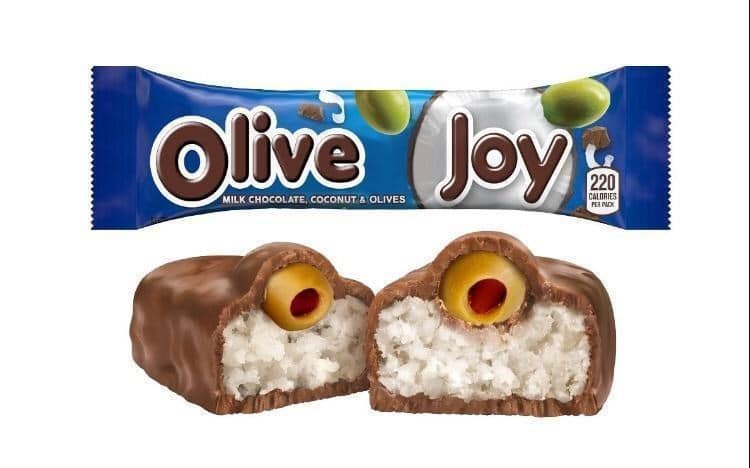 Olive MILK CHOCOLATE, COCONUT & OLIVES Joy