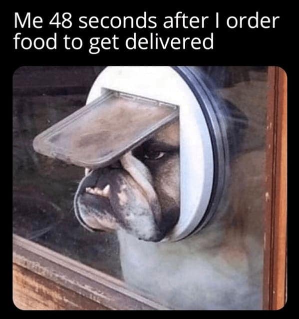 food delivery memes, doordash memes, DoorDash jokes, UberEats humor, Postmates memes, delivery service memes, meal delivery jokes, online food humor