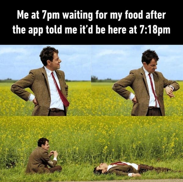 food delivery memes, doordash memes, DoorDash jokes, UberEats humor, Postmates memes, delivery service memes, meal delivery jokes, online food humor