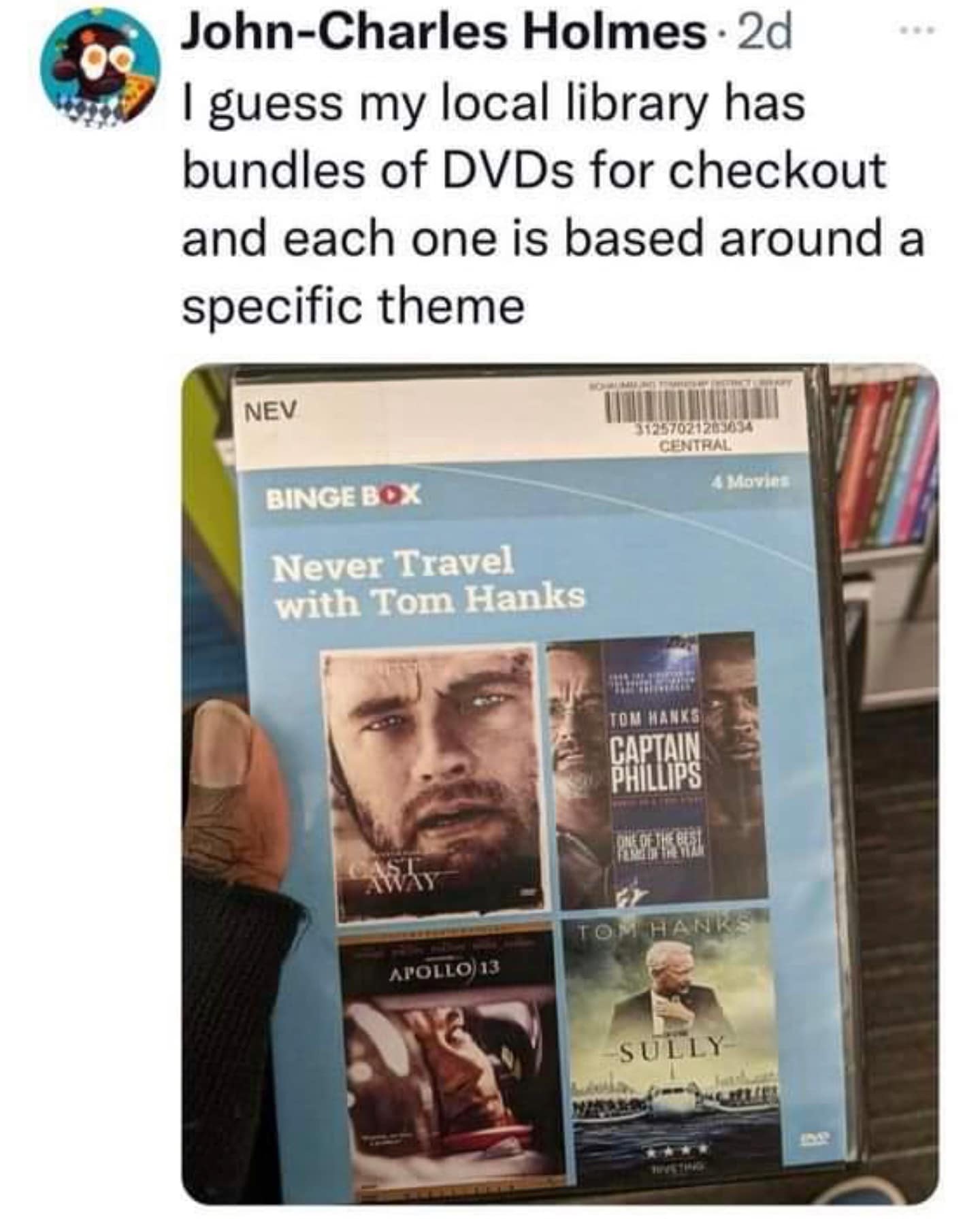 I guess my local library has bundles of DVDs for checkout and each one is based around a specific theme