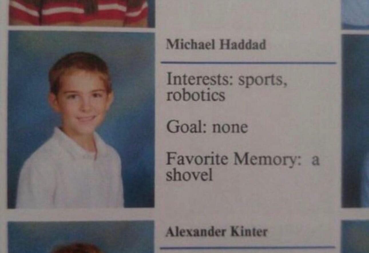 Interests: sports, robotics Goal: none Favorite Memory: a shovel Alexander Kinter