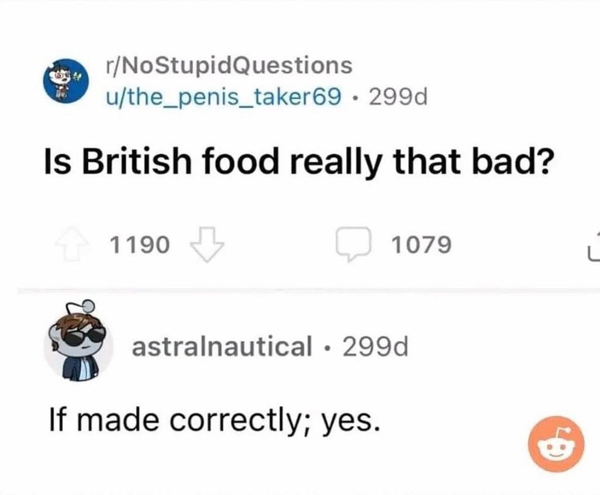 Is British food really that bad?
