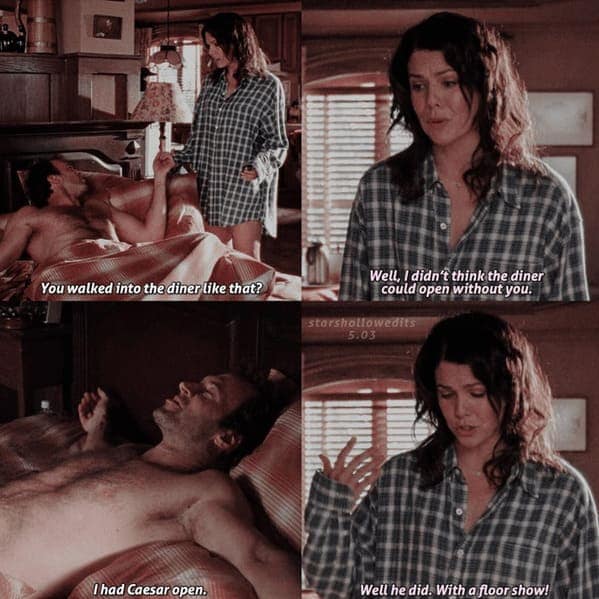 You walked into the diner like that? Well, didn't think the diner could open without you. starshollowedits 5.03 Thad Caesar open. Well he did. With a floor show!