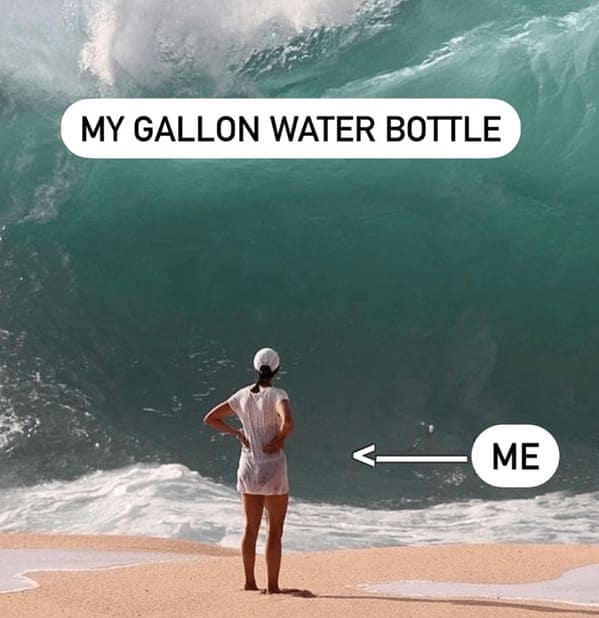 MY GALLON WATER BOTTLE ME