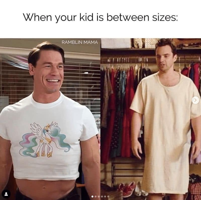 When your kid is between