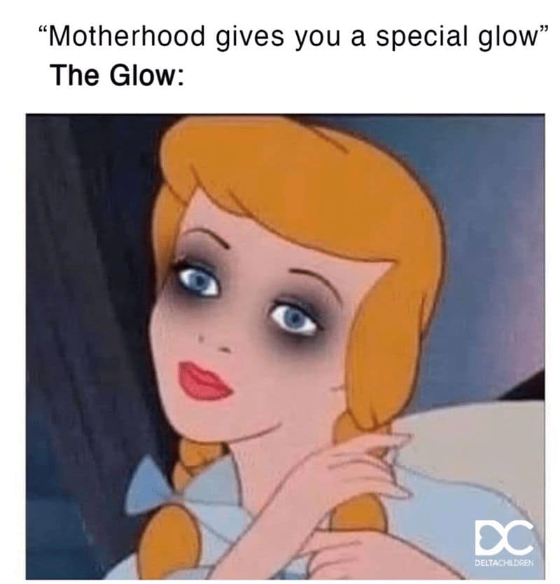 "Motherhood gives you a special glow" The Glow: