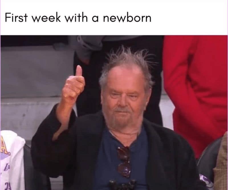First week with a newborn