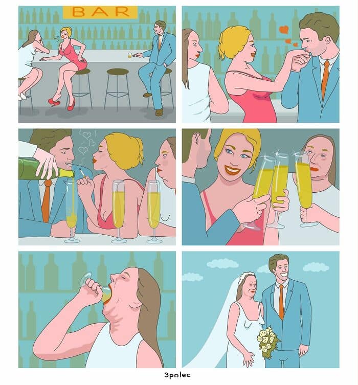 satire comics, 3palec, Social commentary comics, Funny dark humor, Witty illustrations, Political satire comics, Clever cartoons