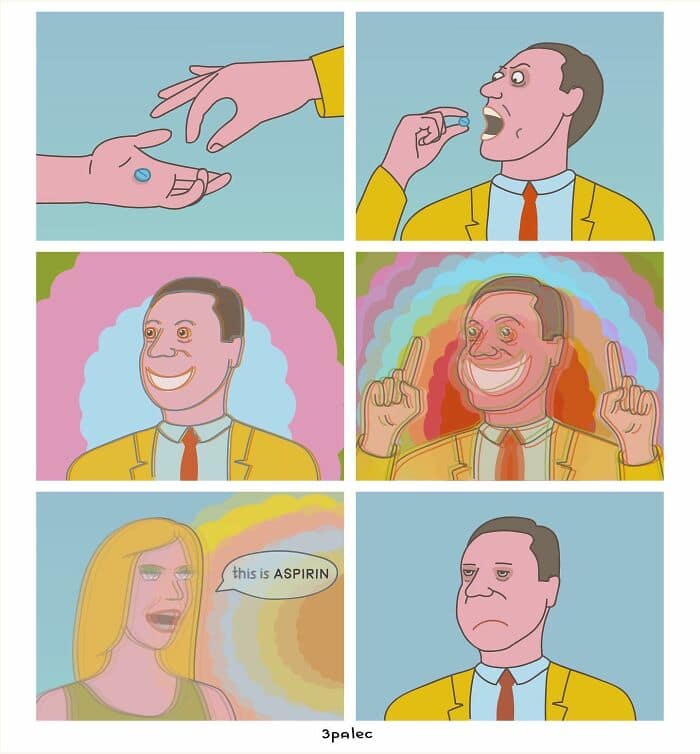 satire comics, 3palec, Social commentary comics, Funny dark humor, Witty illustrations, Political satire comics, Clever cartoons