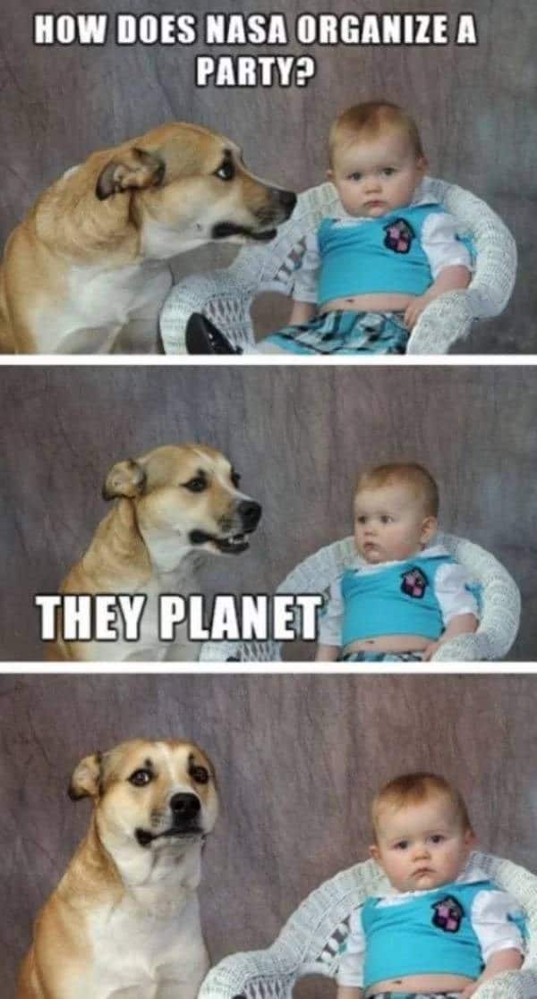 HOW DOES NASA ORGANIZE A PARTYP THEY PLANET