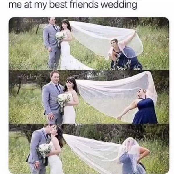 me at my best friends wedding