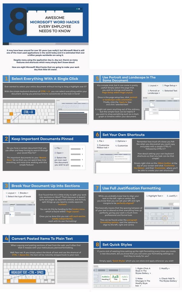 AWESOME MICROSOFT WORD HACKS EVERY EMPLOYEE NEEDS TO KNOW