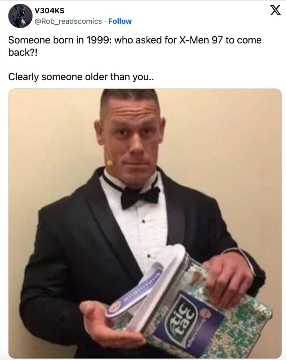 X-men 97 memes, x-men 97 reactions, x-men 97 tweets, x-men 97, X-Men 97 Image Macros, X-Men 97 Comic Edits, X-Men 97 Funny Pictures, X-Men 97 Reviews, X-Men 97 Fan Buzz, X-Men 97 Online Response