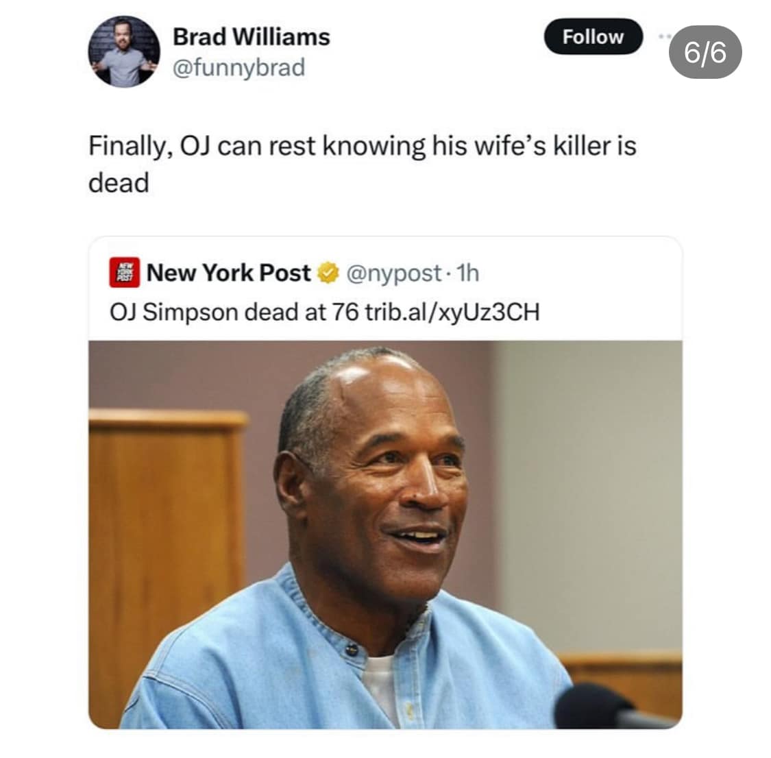 OJ simpson memes, oj simpson dead, oj simpson death, oj simpson dead memes, oj simpson death memes, OJ simpson dead reactions, OJ simpson reactions