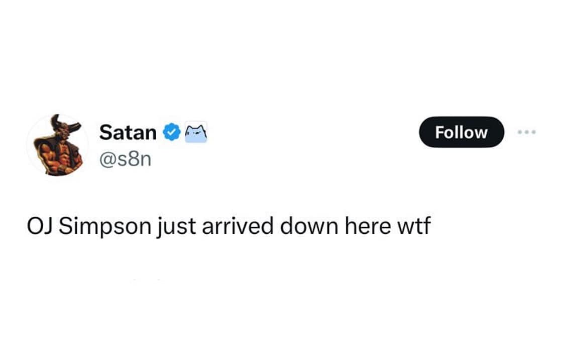 OJ simpson memes, oj simpson dead, oj simpson death, oj simpson dead memes, oj simpson death memes, OJ simpson dead reactions, OJ simpson reactions