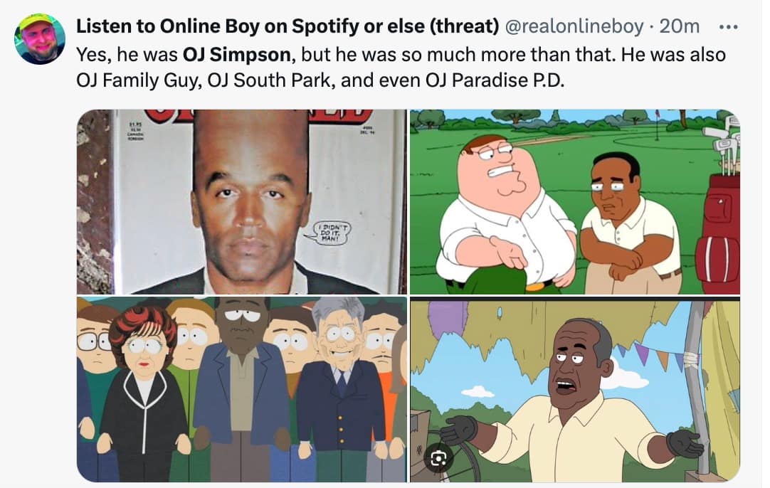OJ simpson memes, oj simpson dead, oj simpson death, oj simpson dead memes, oj simpson death memes, OJ simpson dead reactions, OJ simpson reactions