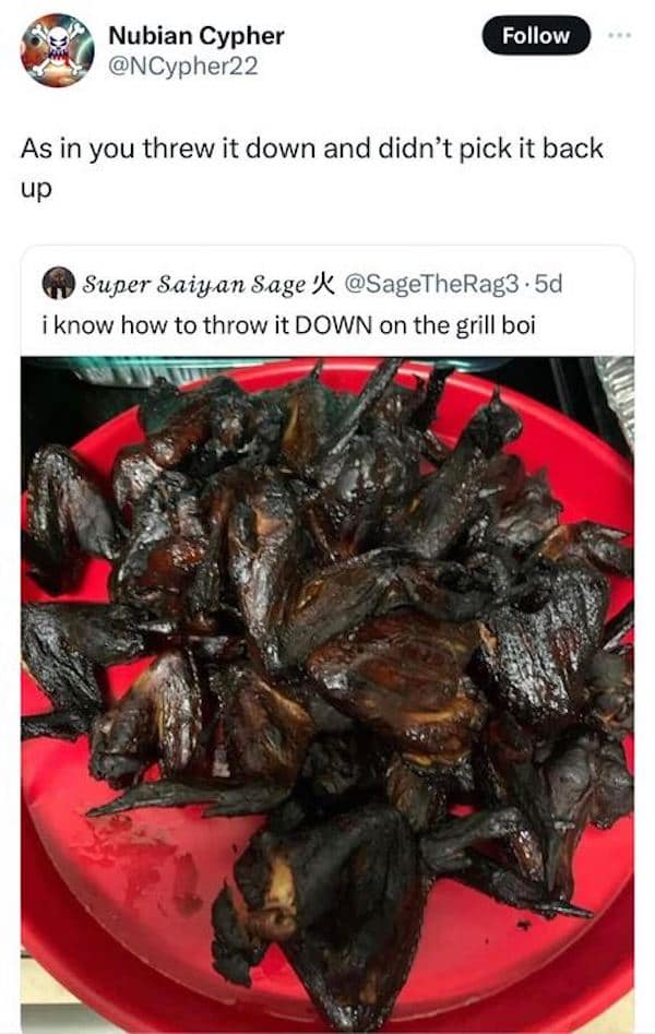 As in you threw it down and didn't pick it back up