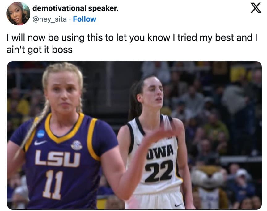 caitlin clark memes, caitlin clark reactions, caitlin clark tweets, march madness memes, caitlin clark Player Responses, Caitlin clark Fan Reactions
