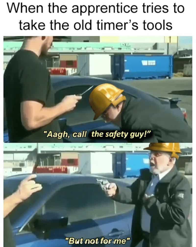 construction jokes, building humor, construction site memes, blue collar memes