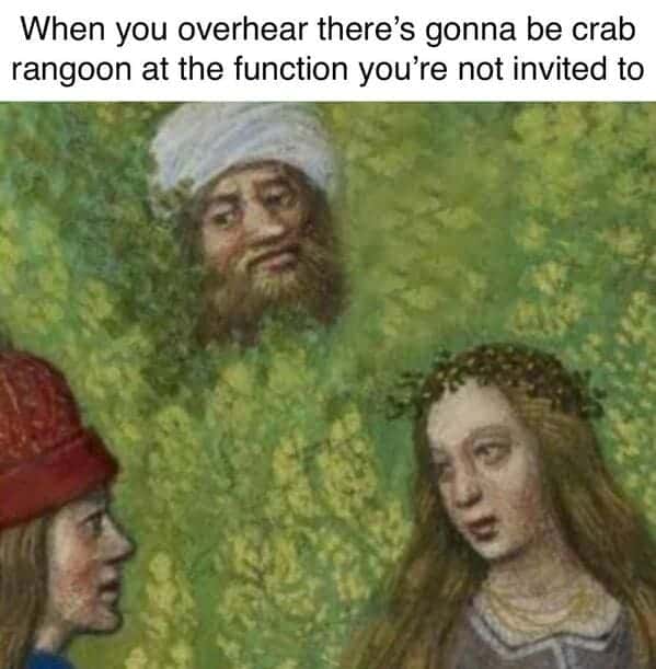 crab rangoon memes, rab Rangoon Lover, Deep-Fried Dreams, Cream Cheese Craving, Wontons of Joy, Deep-Fried Delights, Crispy Perfection