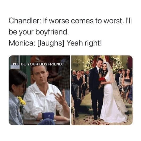Friends memes, funny friends moments, chandler memes, Memes about Friends TV show