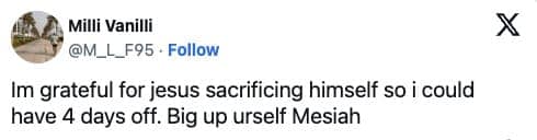 funny easter tweets, easter memes, Easter weekend humor, hilarious Easter social media posts, witty Easter jokes, Humorous Easter commentary, Easter Twitter trends, funny Easter memes